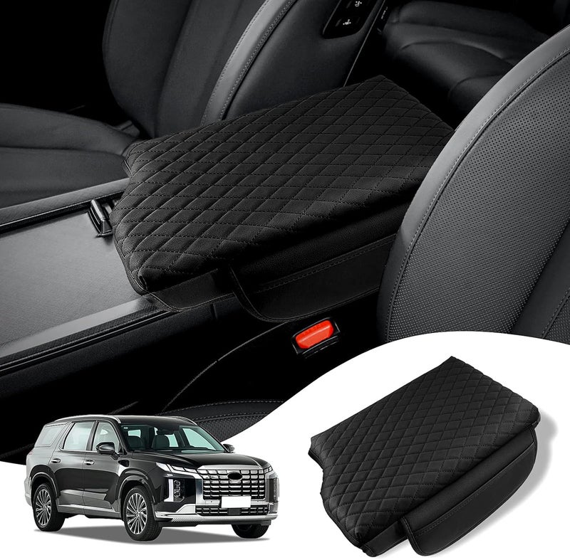 Rilsen Custom Fit for Center Console Cover Palisade 2019-2024 2025 Armrest Cover Center Console Pad Interior Accessories Car Armrest Seat Box Cover Protector with Pockets Storage Bag - Image 1